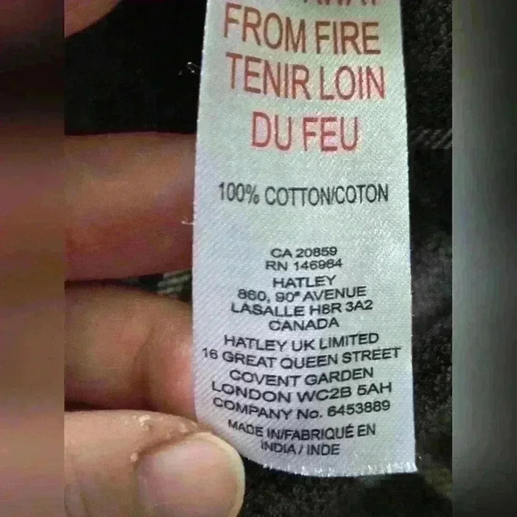 HATLEY large Grey 💯 Cotton women's shirt dress - Picture 11 of 15